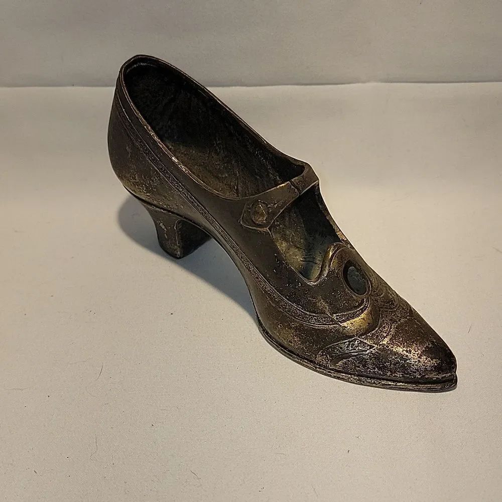 Vintage brass shoe